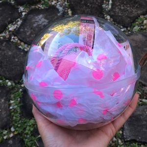 Pink Really Hard Mystery Orb 8 Beauty Products